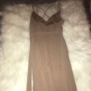 Dark nudish brown jump suit